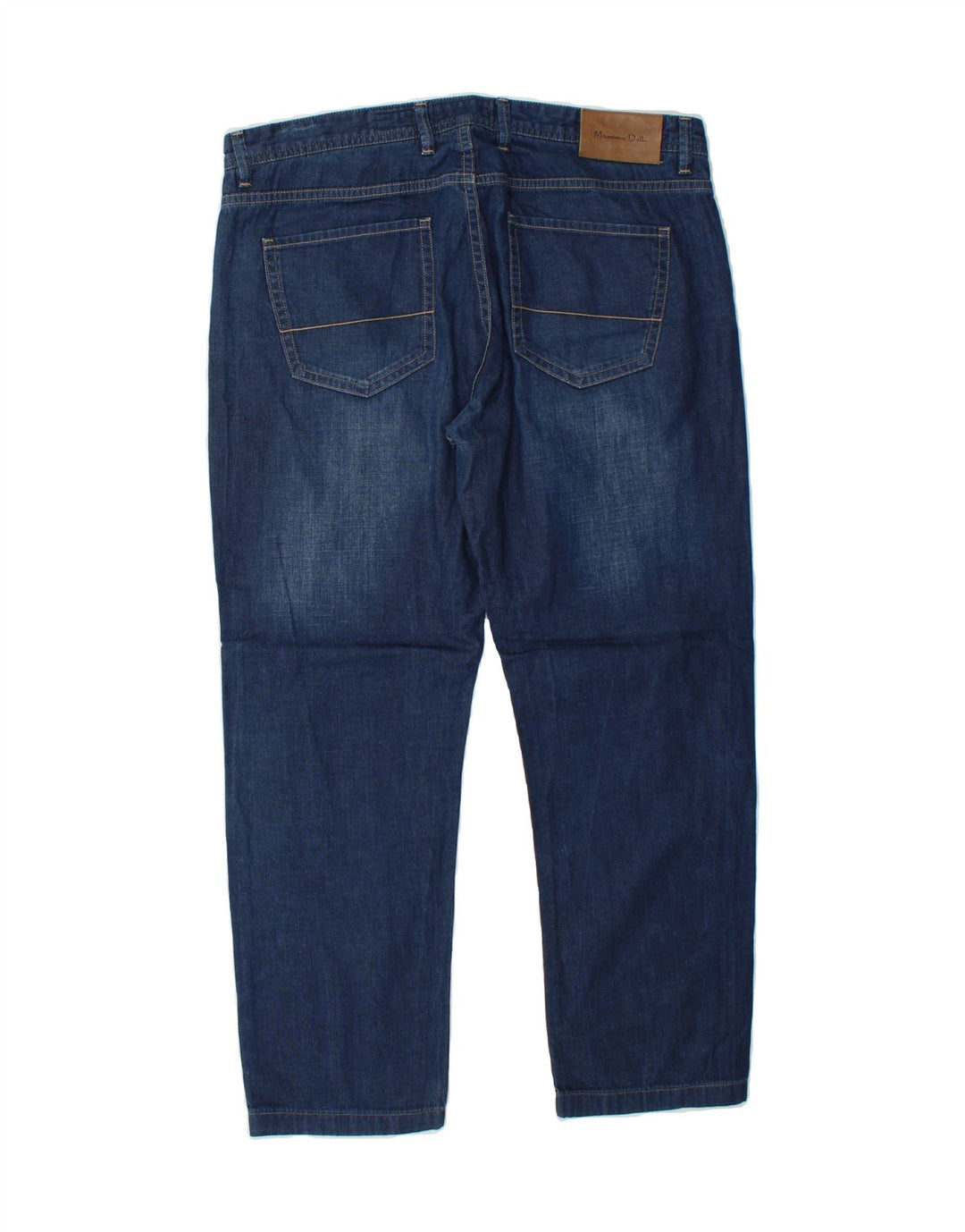 MASSIMO DUTTI Mens Slim Fit Cropped Jeans W34 L27 Blue Cotton Vintage Massimo Dutti and Second-Hand Massimo Dutti from Messina Hembry 