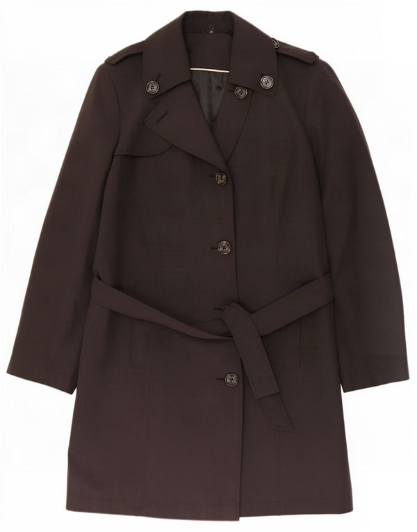 Marks & Spencer Trench Coat til kvinder UK 22 3XL Sort Polyester
