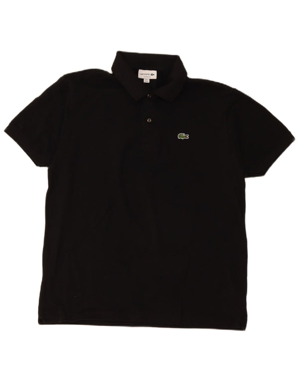 Lacoste Herre Classic Fit Polo Shirt Størrelse 6 XL Sort Bomuld