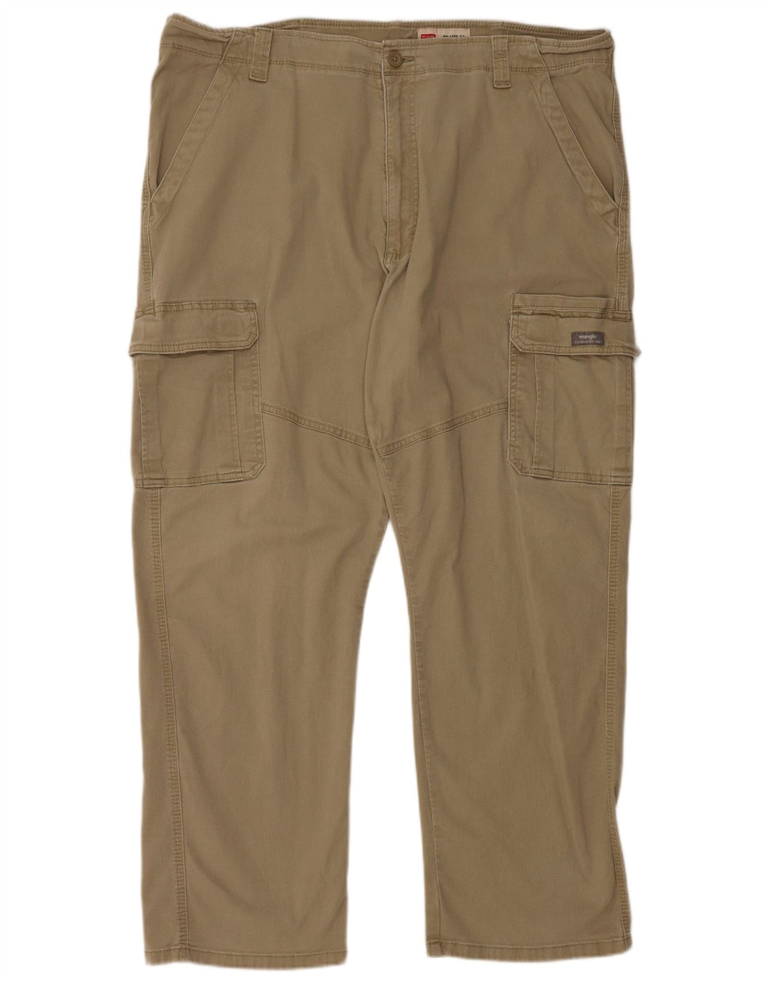 WRANGLER Herre Relaxed Fit Cargo Bukser W40 L30 Beige Bomuld