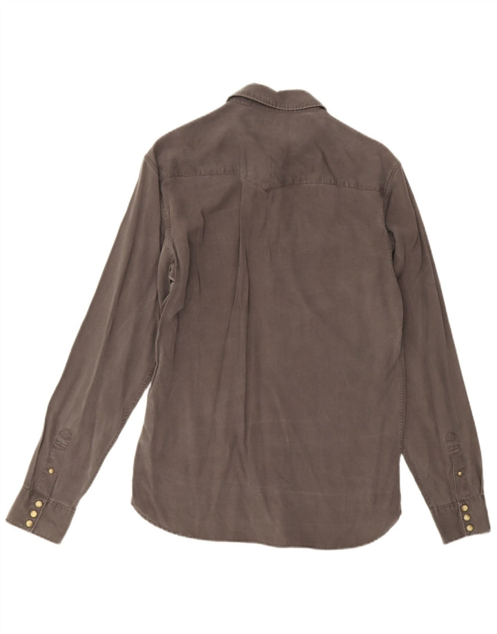 All Saints Herreskjorte Lille Grå Lyocell