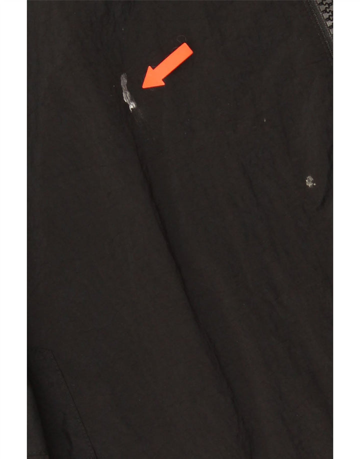 Adidas Herre Loose Fit Bomber Jacket UK 42 XL Sort Polyamid