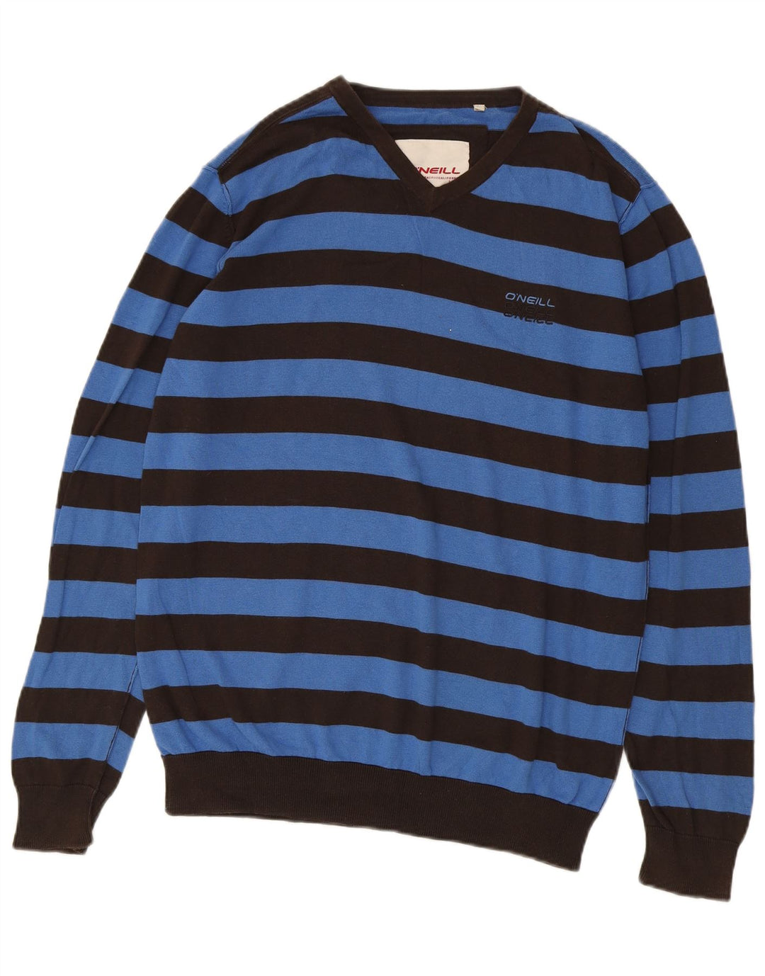 O'Neill Herre V-hals sweater mellemblå stribet