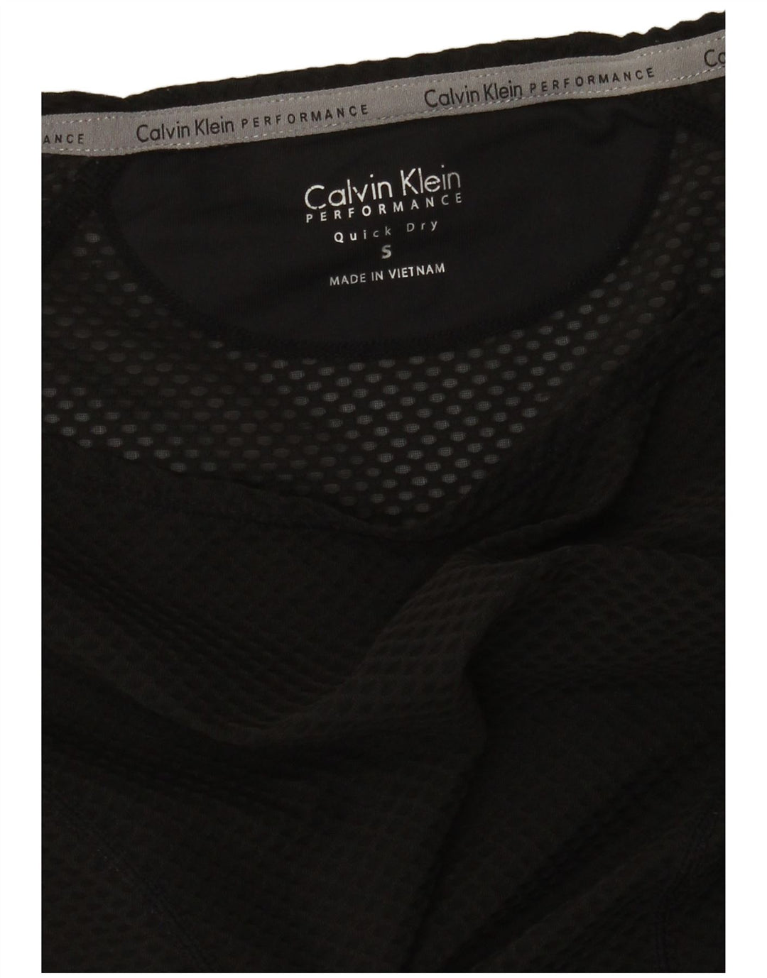 Calvin Klein Dame Oversized Top Langærmet UK 10 Lille Sort