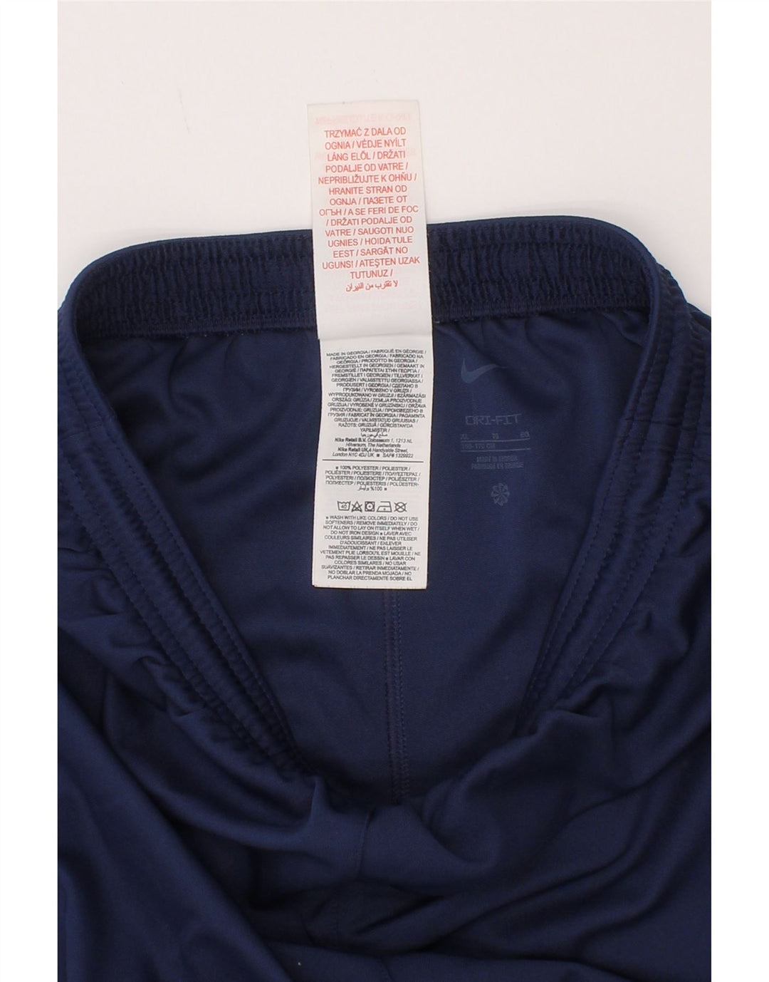 Nike drenge Dri Fit sportsshorts 13-14 år XL marineblå polyester