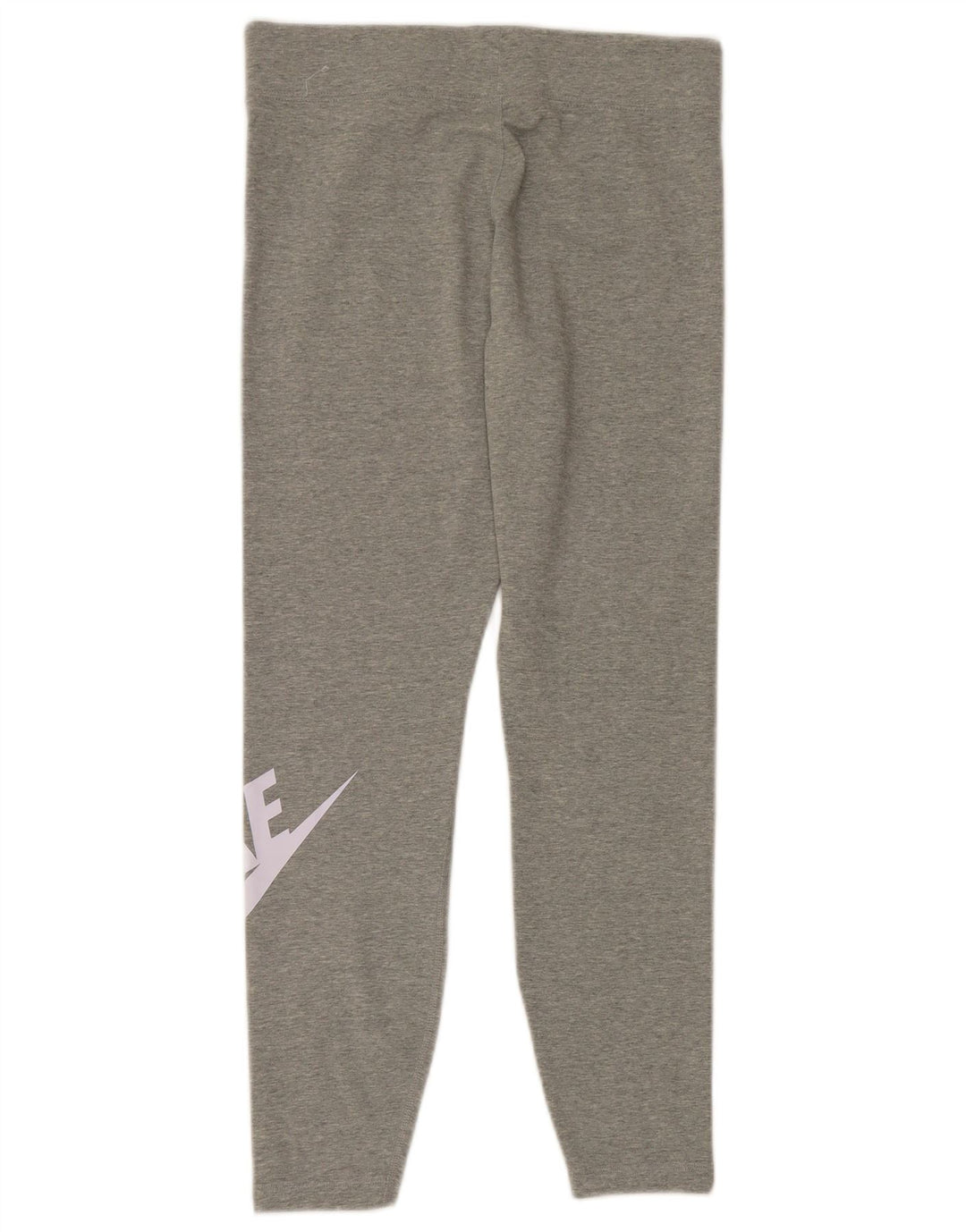 Nike Dame Grafiske Leggings UK 14 Large Grå Bomuld