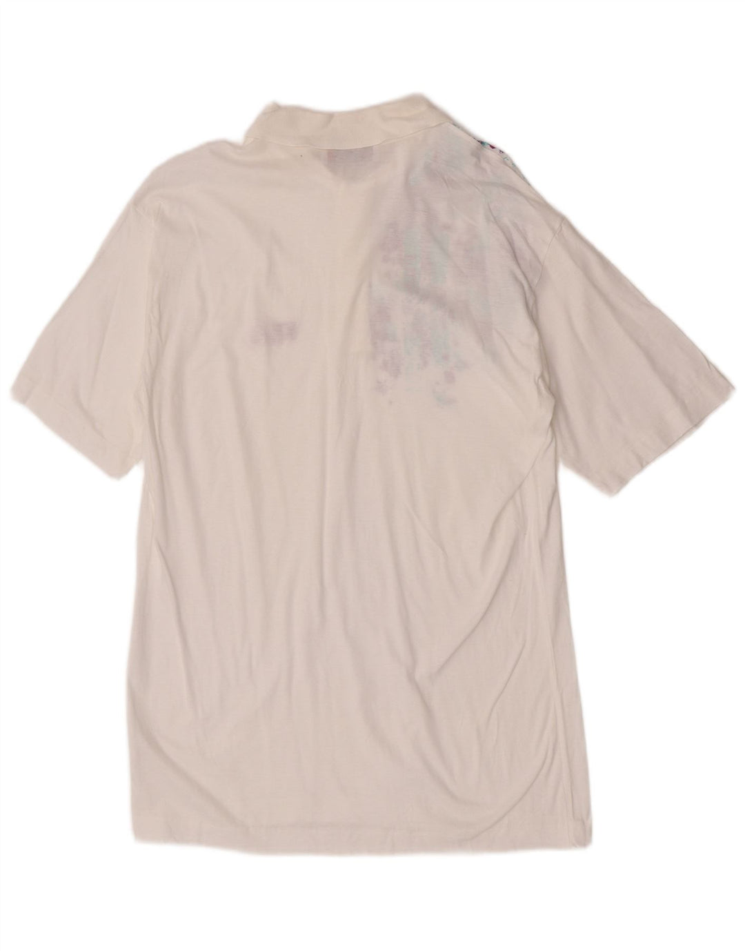 Fila Herre Grafisk Polo Shirt IT 52 Stor Hvid