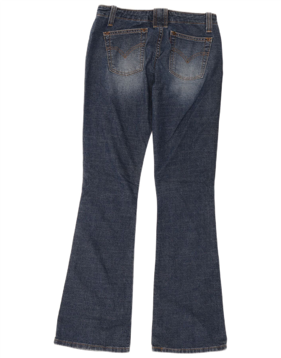 Levi's Womens 520 Super Low Flared Jeans US 7 Medium W28 L32 Blå Bomuld