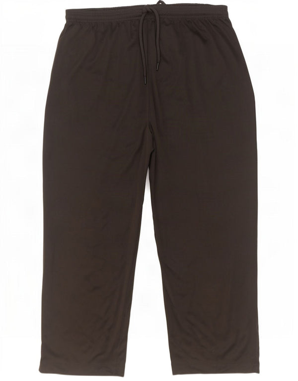Champion Womens Crop træningsdragt Bukser UK 22 3XL Sort Polyester