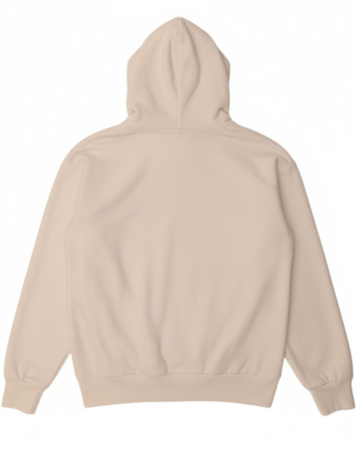 CHAMPION Mens Graphic Hooded Fleece Jumper XS White Polyester Vintage Champion and Second-Hand Champion from Messina Hembry 