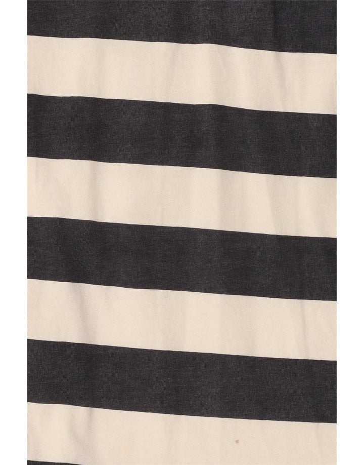 Trussardi herre poloshirt Medium hvid stribet bomuld