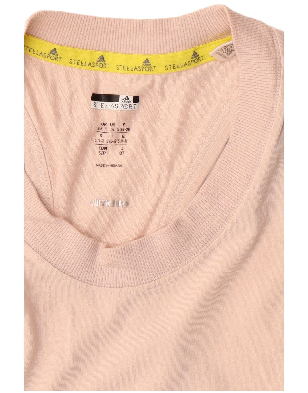 ADIDAS Womens Climalite Graphic Vest Top UK 8/10 Small Pink