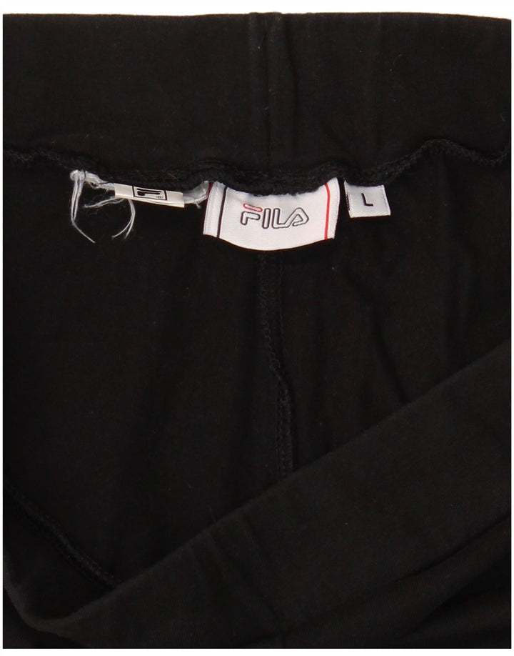 Fila Womens Grafiske Capri Leggings UK 14 Large Black