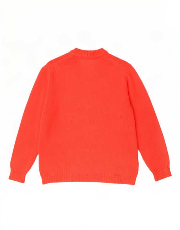 Vintage Womens Crew Neck Jumper Sweater UK 16 Large Red Acryl