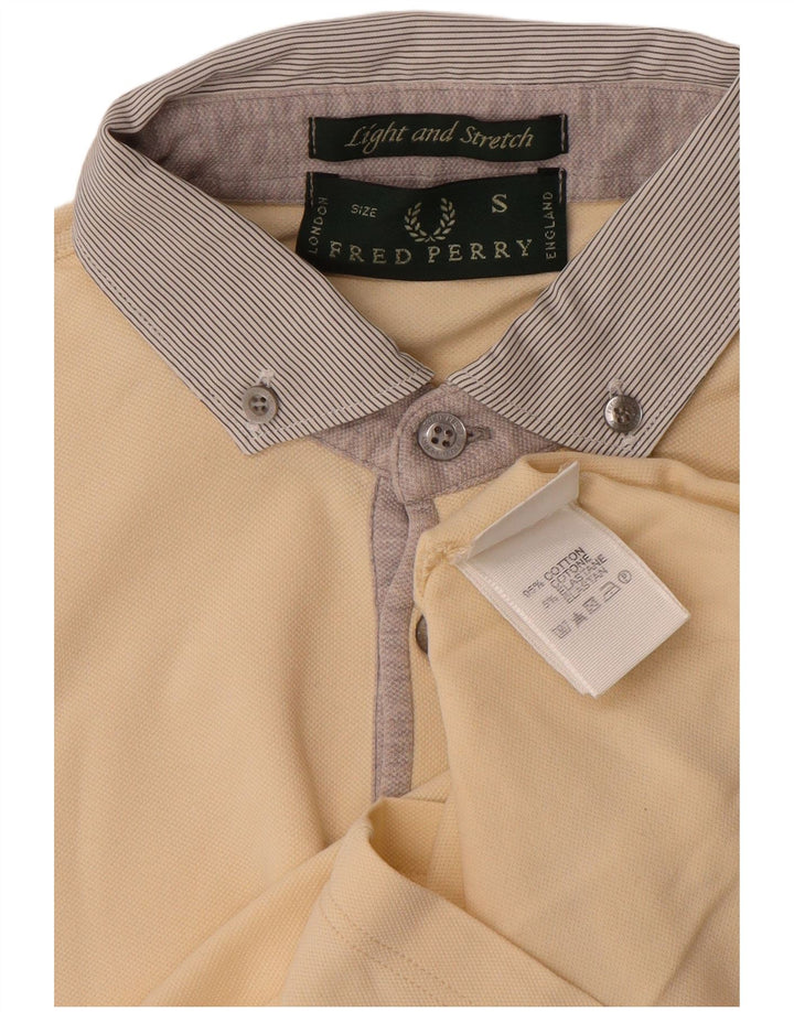 Fred Perry herre poloshirt lille råhvid bomuld