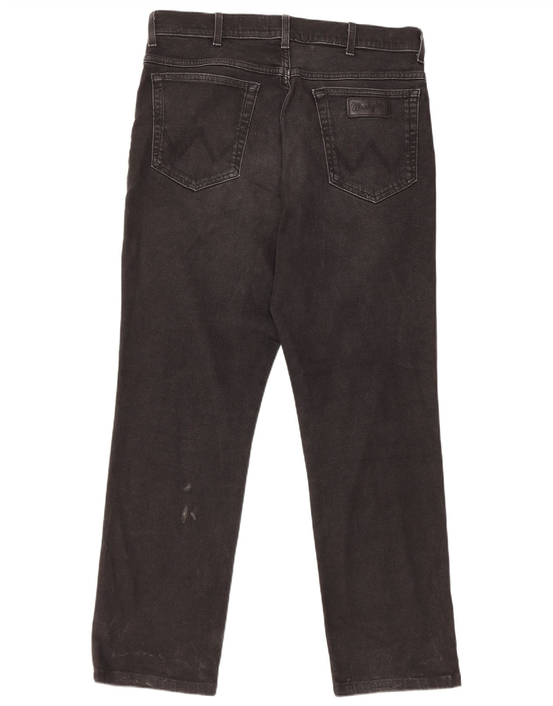 Wrangler Herre Texas Straight Jeans W36 L32 Sort Bomuld