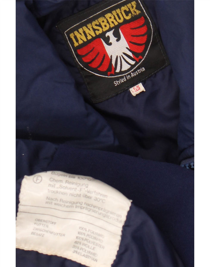 Innsbruck Herre Windbreaker Jacket EU 54 2XL Marineblå Stribet Polyamid
