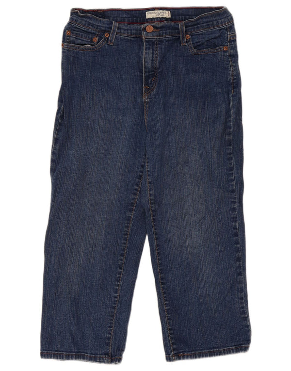 Levi's Girls 512 Capri Jeans 9-10 år W30 L20 blå bomuld