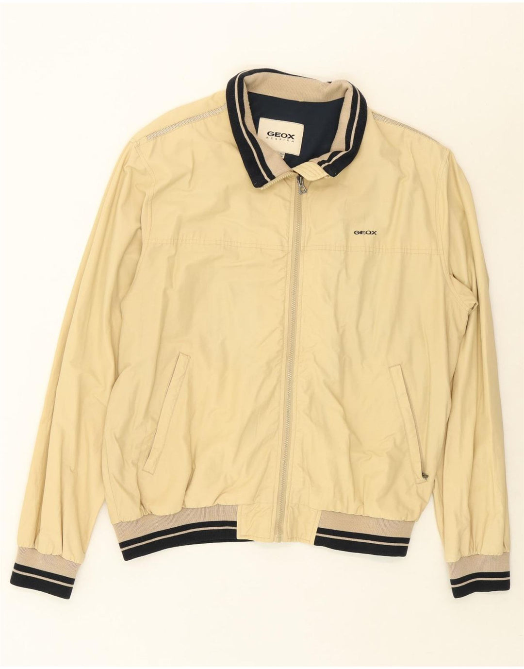 GEOX Mens Respira Bomber Jacket UK 46 3XL Yellow Vintage Geox and Second-Hand Geox from Messina Hembry 