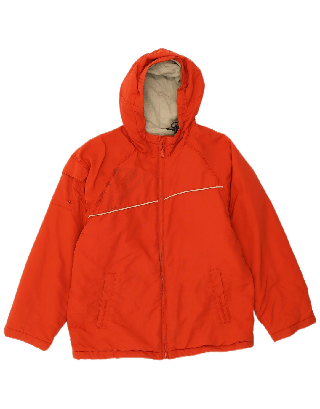QUIKSILVER Pige Hættejakke Windbreaker 13-14 År Rød Polyamid