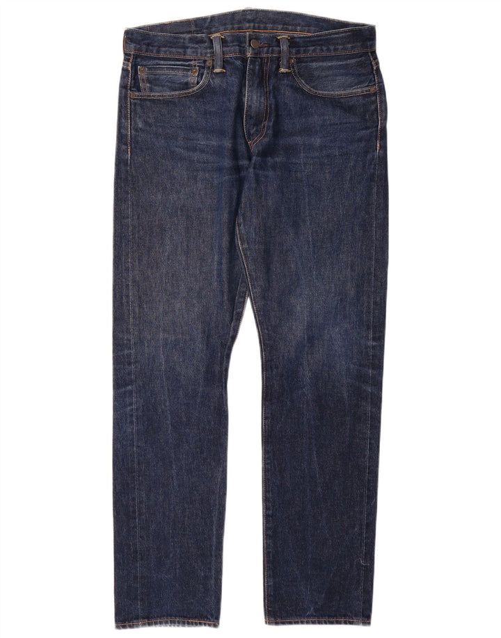 Levi's Herre 511 Slim Jeans W34 L32 Marineblå Bomuld
