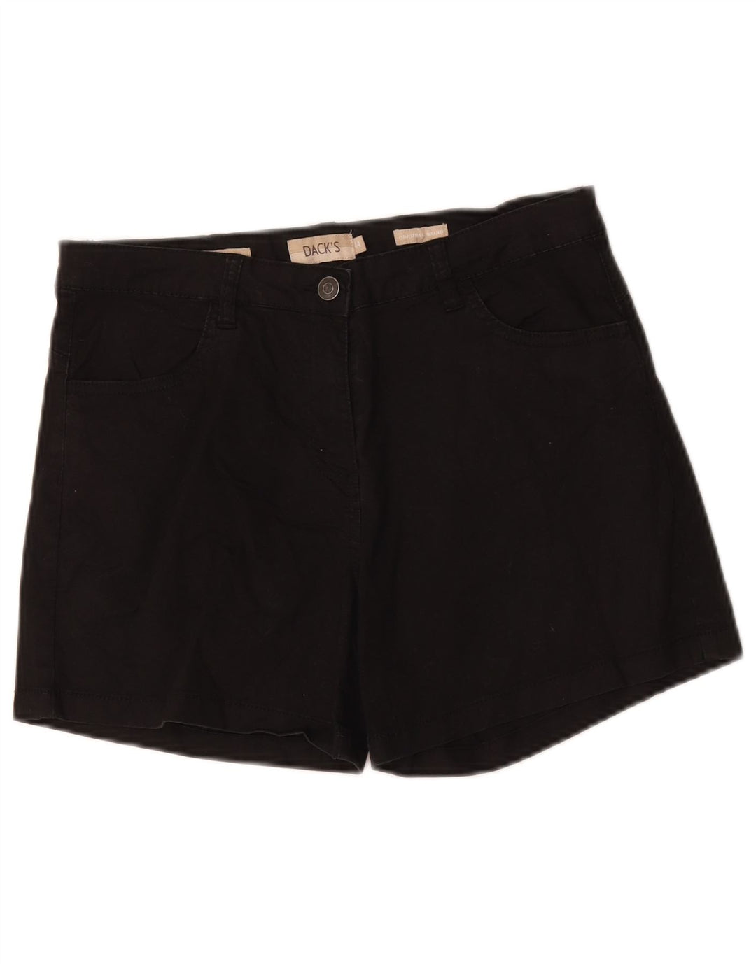 Dacks højtaljede afslappede shorts til kvinder IT 44 Medium W32 Sort bomuld