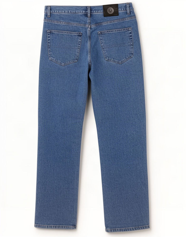 Trussardi Straight Jeans til mænd W34 L29 blå bomuld