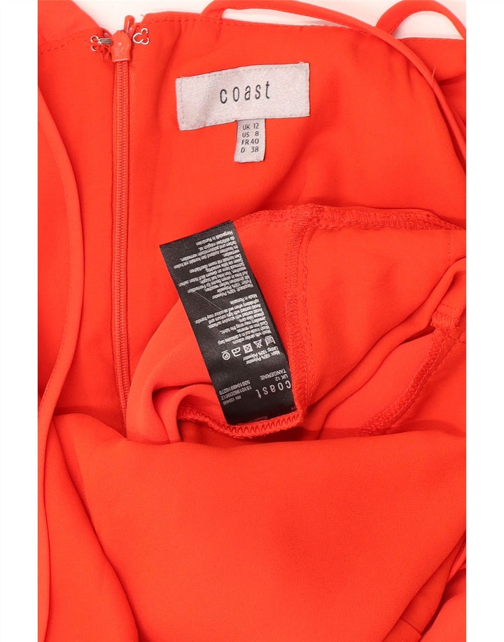 Coast Dame Jumpsuit UK 12 Medium Rød Polyester