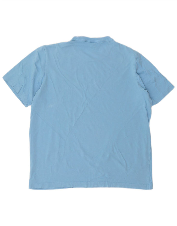 Adidas Herre T-Shirt Top Stor Blå Bomuld
