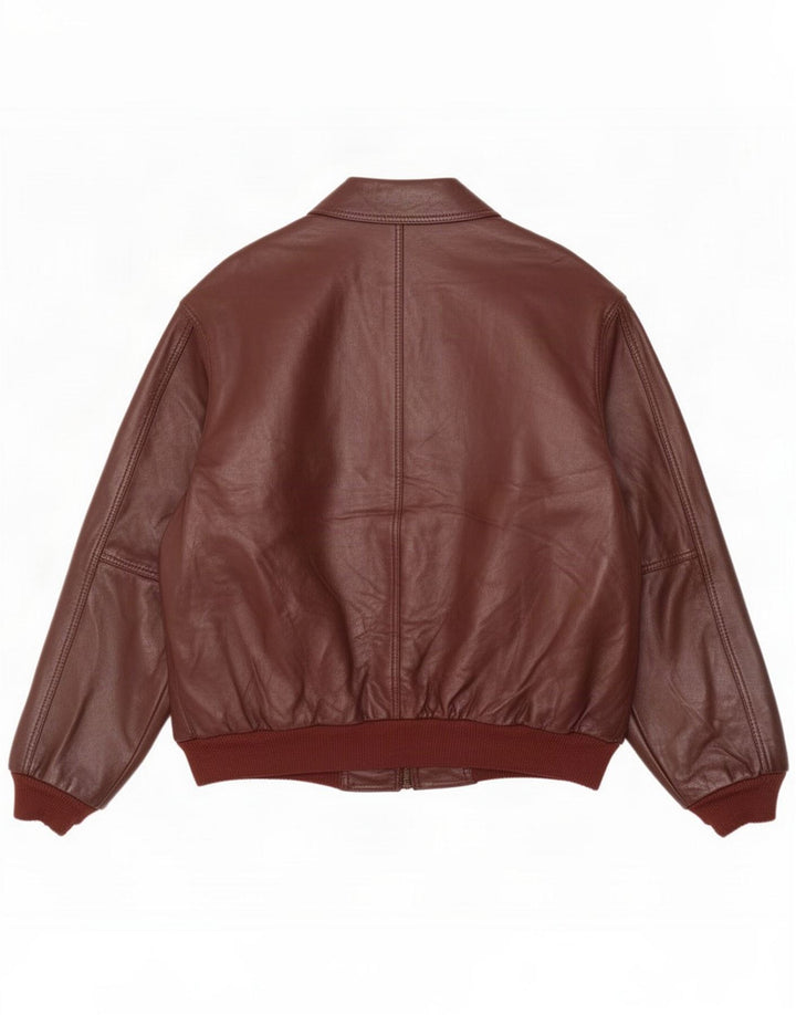 Vintage Læderjakke til mænd UK 44 2XL Brun