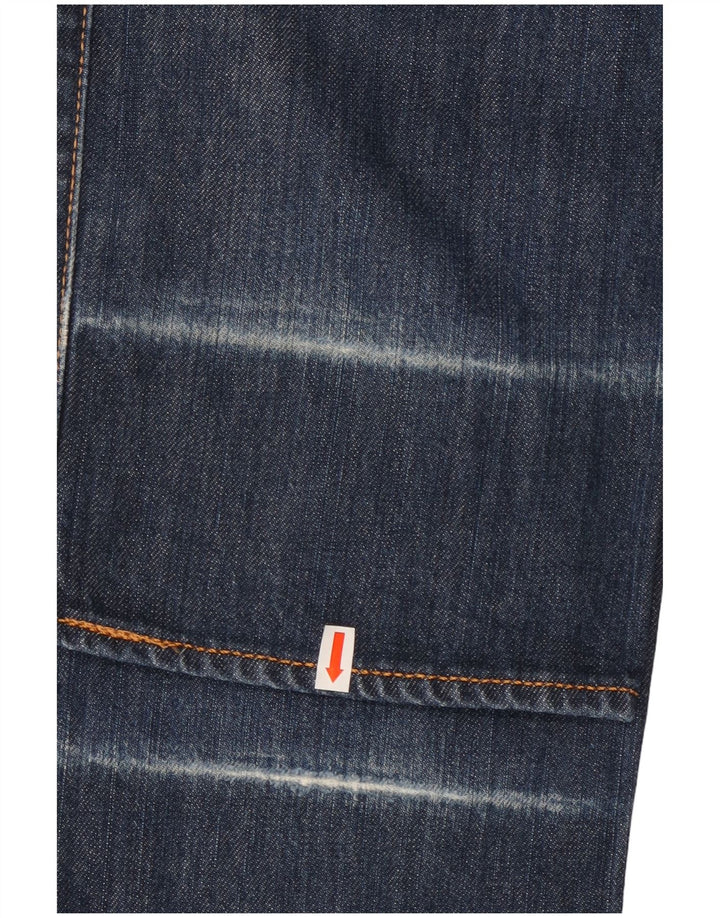 LEVI'S Herre 501 Straight Jeans W30 L32 Marineblå Bomuld