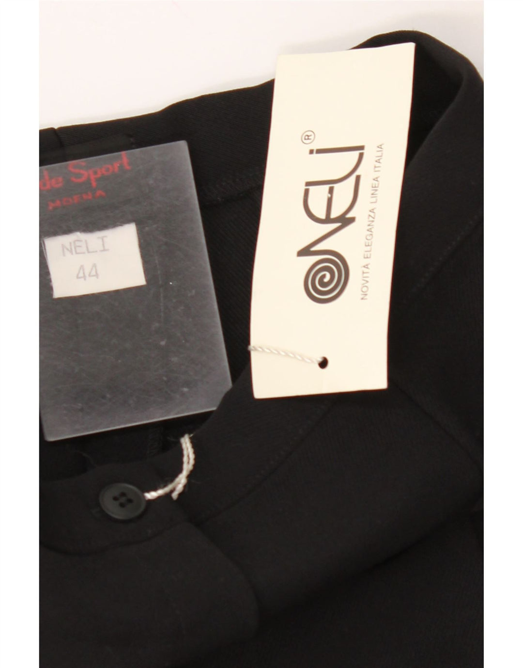 VINTAGE Damebukser med høj talje IT 44 Medium W26 L35 Sort