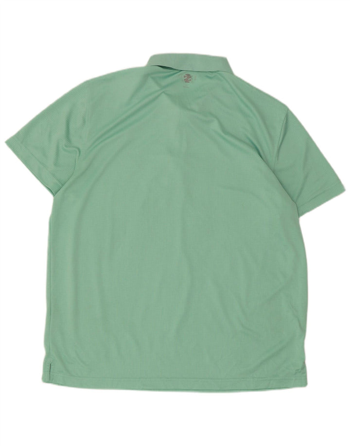 Izod Polo Shirt til mænd XL turkis polyester