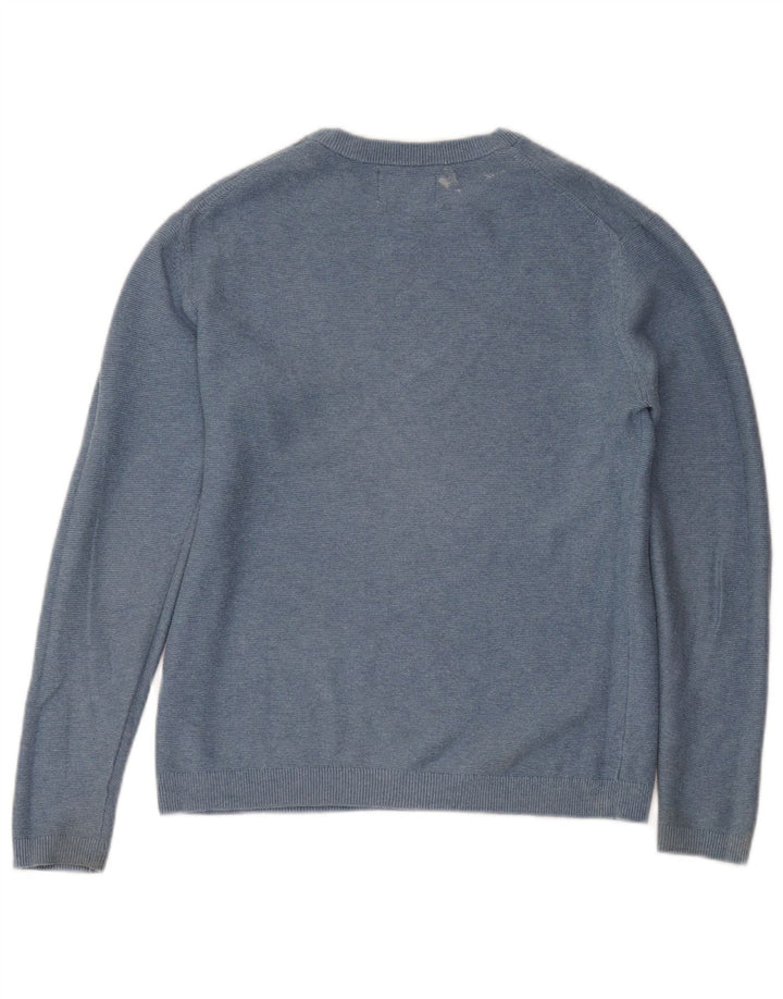 Zara drenge sweater med rund hals 13-14 år blå bomuld