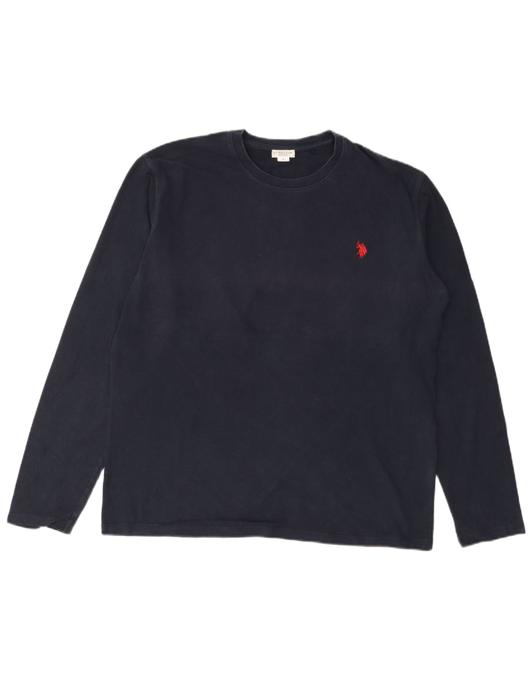 U.S. Polo Assn. Herre top langærmet XL marineblå bomuld