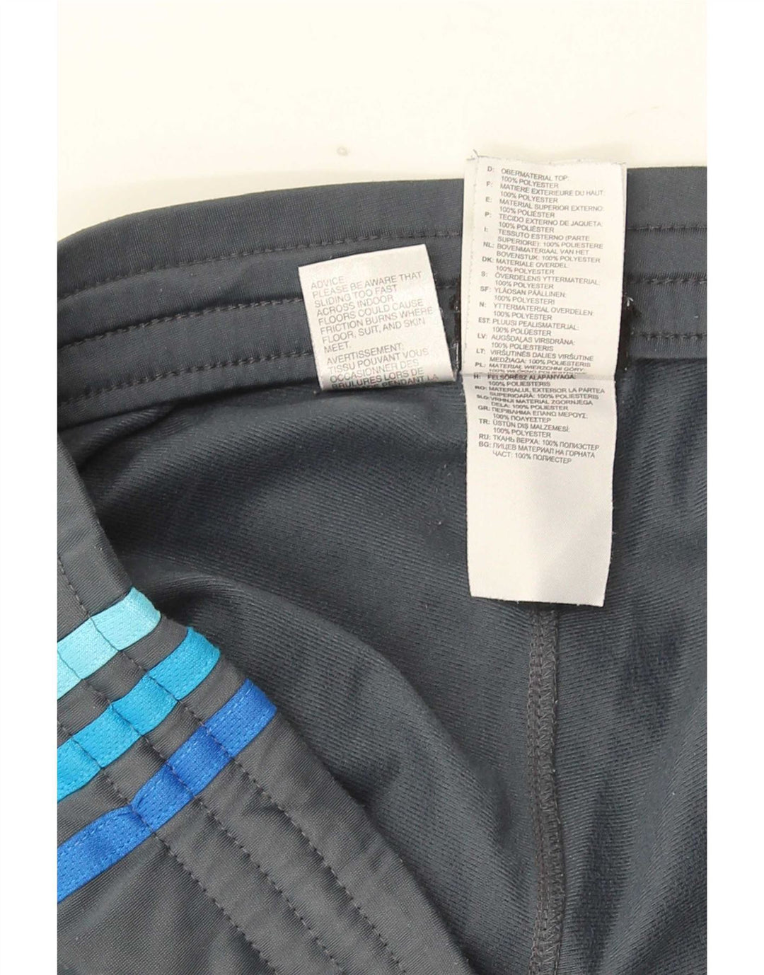 Adidas Træningsdragtsbukser til mænd UK 36/38 Small Grey Polyester