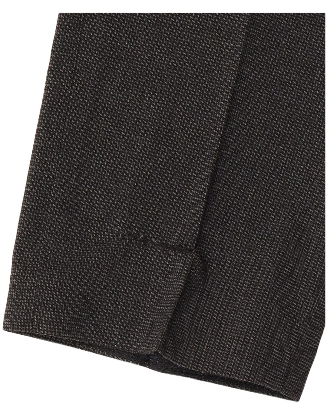 Zara Herre Slim Chino Bukser EU 42 Large W32 L32 Grå ternet uld