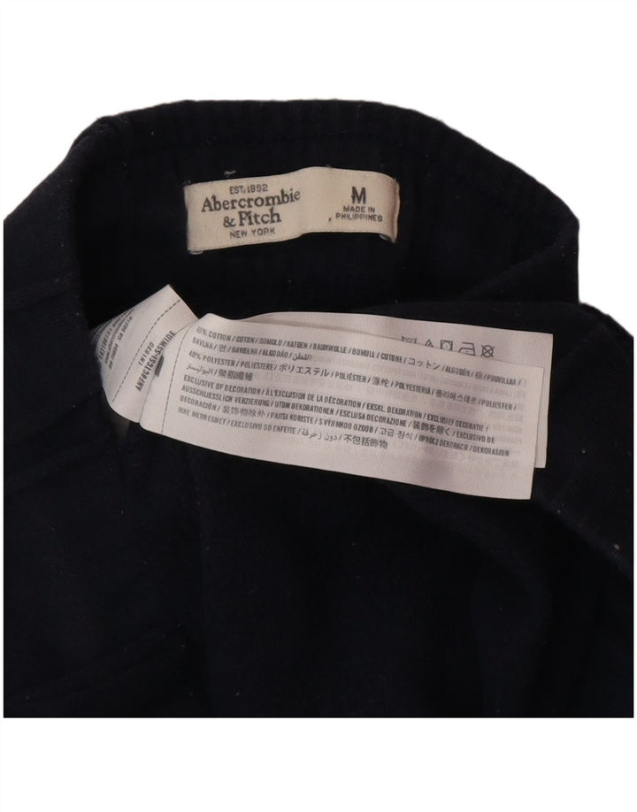 Abercrombie & Fitch Herre grafiske træningsdragt bukser Medium Navy Blue