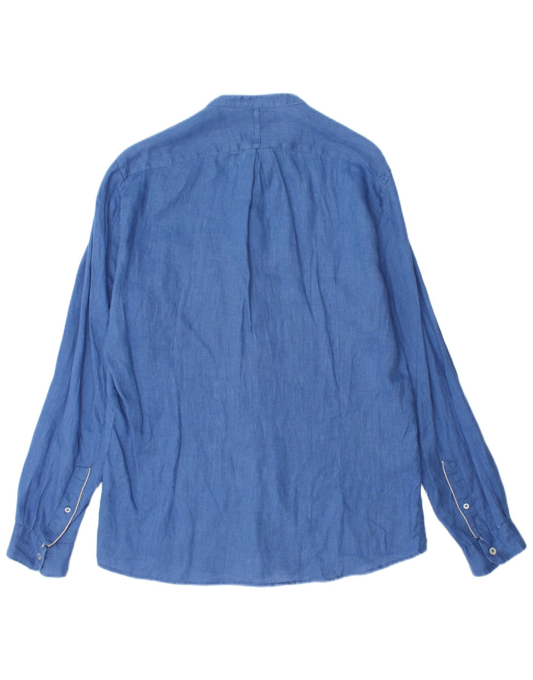 ALLEY DOCKS Herreskjorte Medium Blue Linen