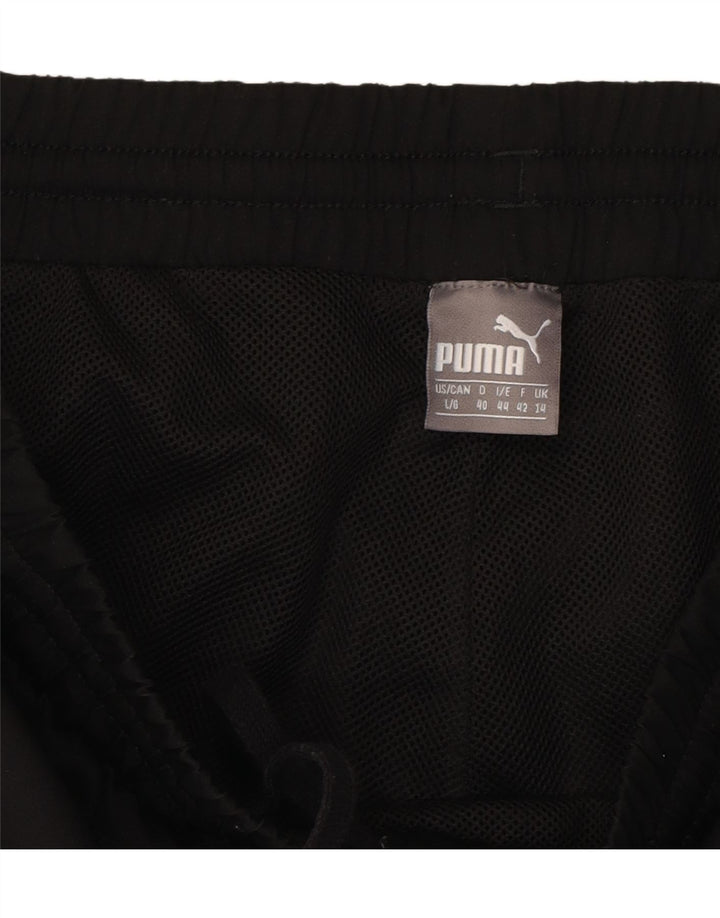 PUMA Womens Tracksuit Trousers Joggers UK 14 Large Black Vintage Puma and Second-Hand Puma from Messina Hembry 