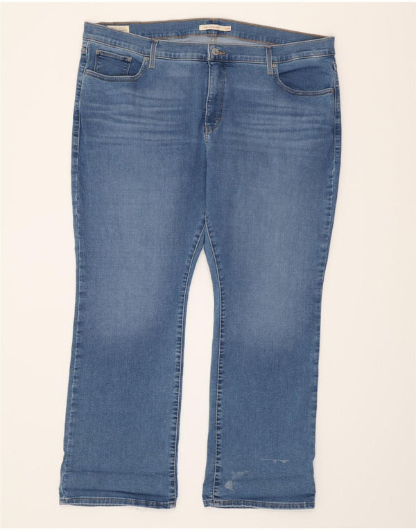 Levi's Dame 315 Shaping Bootcut Jeans US 22 3XL W44 L30 Blå Bomuld
