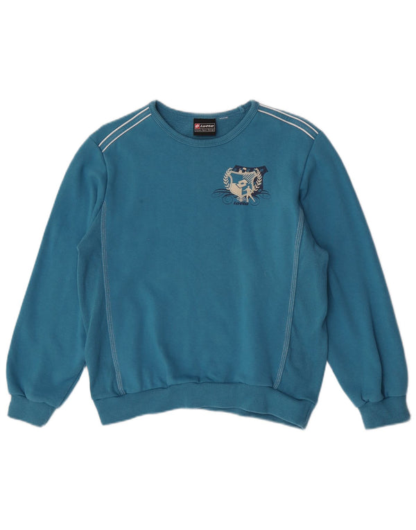 Lotto Boys Grafisk Sweatshirt Jumper 13-14 år Blå Bomuld