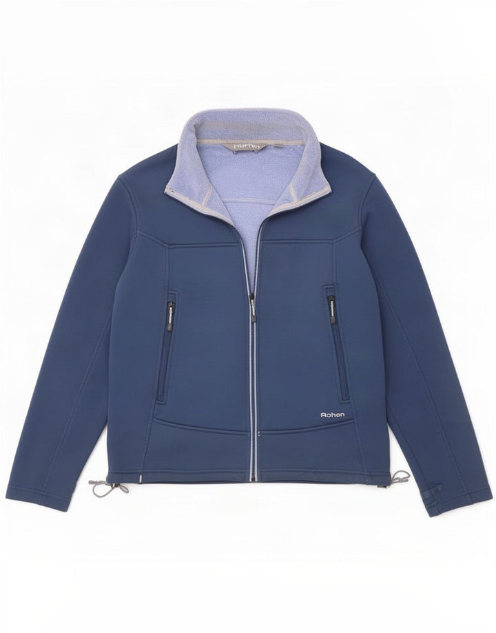 Rohan træningsdragt topjakke til kvinder UK 14 Medium marineblå polyester