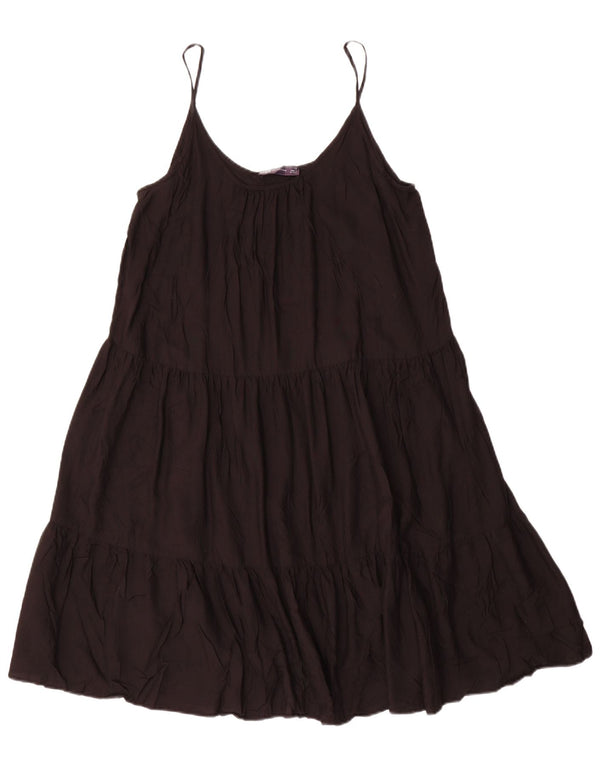Marks & Spencer Dame Slip Dress UK 12 Medium Black Viscose