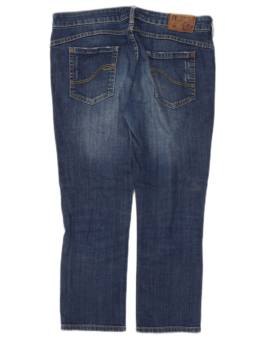 Fat Face Dame Cropped Jeans W34 L24 Blå
