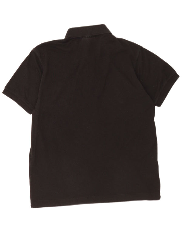 Lacoste Herre Poloskjorte i klassisk pasform Størrelse 4 Medium Sort Bomuld