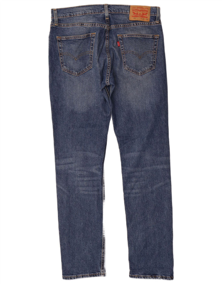Levi's Herre 511 Slim Jeans W33 L32 Blå