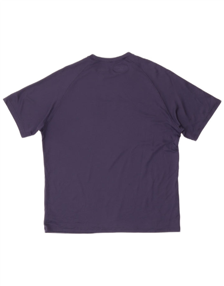 Under Armour Herre grafisk T-shirt Top Medium Navyblå Polyester