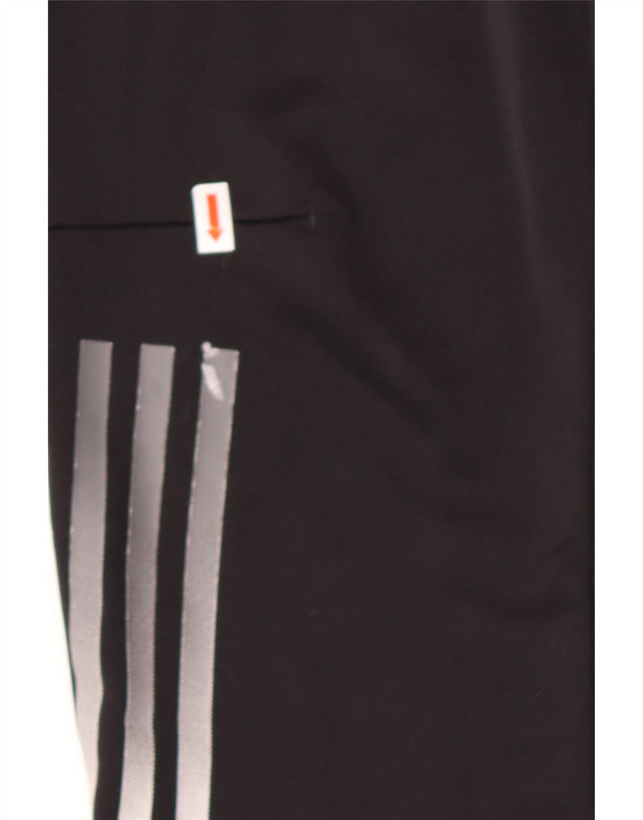 ADIDAS Boys Aeroready Tracksuit Trousers 11-12 Years  Black Polyester