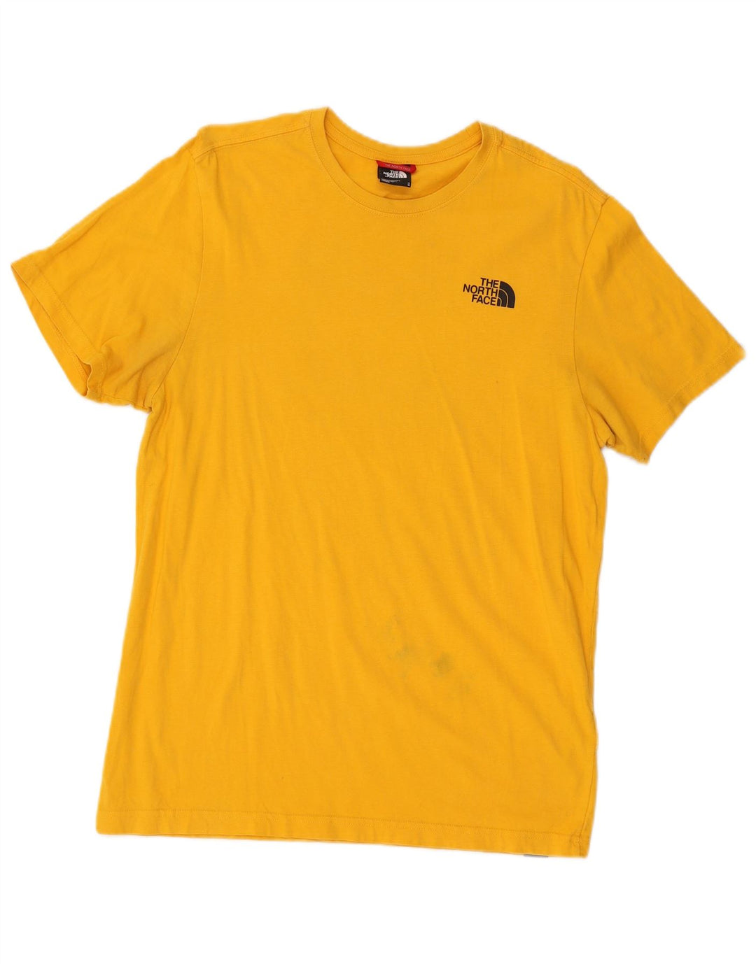 The North Face Herre grafisk T-shirt Top Medium Gul Bomuld